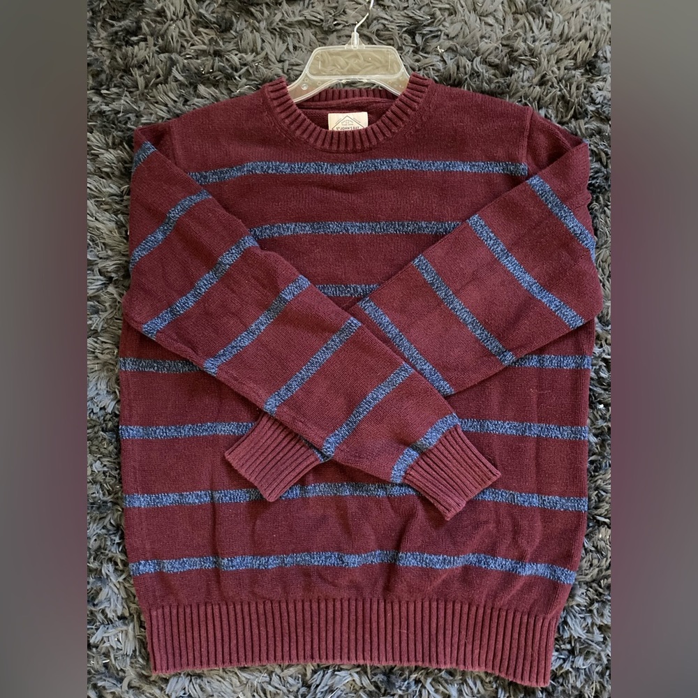 Men’s Crewneck Striped Sweater